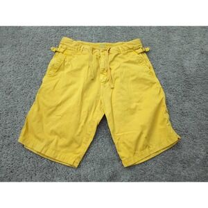 KiWi Saint Tropez Shorts Mens XXL Yellow Inseam: 11.5" Drawstring Casual